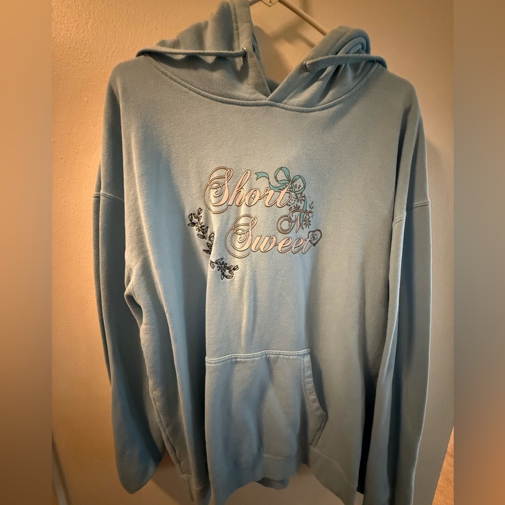 Blue Hoodie Sweater